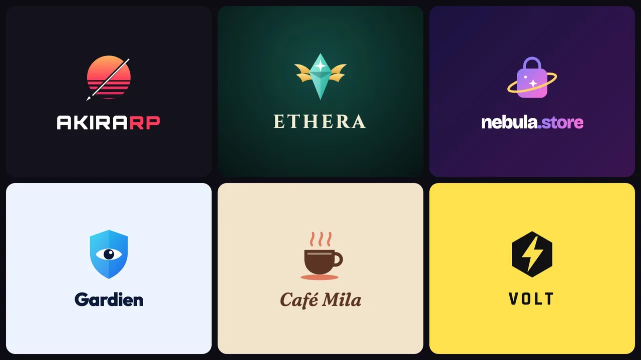 Logos animés de la bande démo